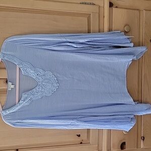 Blue Embroided Tunic